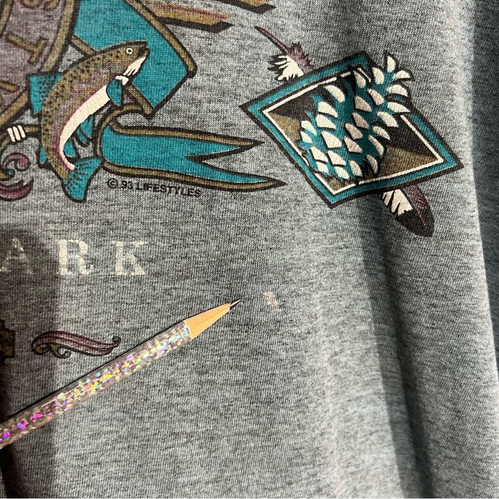 Vintage 1993 Single Stitch Colorado Graphic Tshirt Crewneck Adult Size XL - Picture 10 of 10